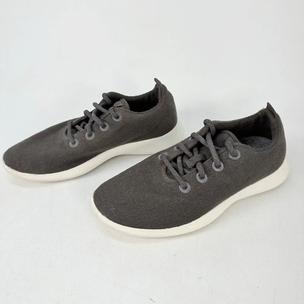 Allbirds Wool Runners Womans 9 Comfort Sneaker Shoes Merino Gray Brown